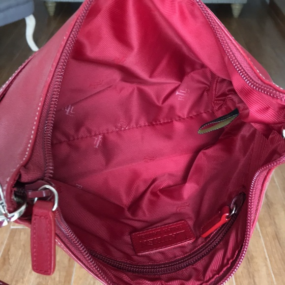 Ralph Lauren red leather purse. - Picture 4 of 4